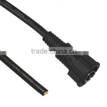 DIN 8 Pin M/F Plug Waterproof Connector Cable Black