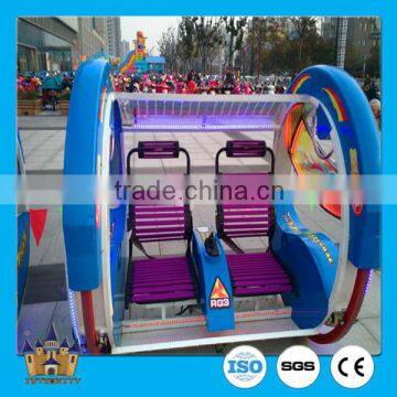 Factory Direct Sales Rotating Kid Ride , Outdoor Amusment Park Equipment Swing Happy Car With LED photo-2