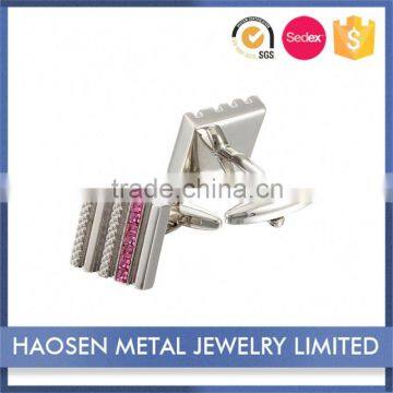 Hot Selling Latest Designs Rhinestone Crystal Cufflink Base photo-2