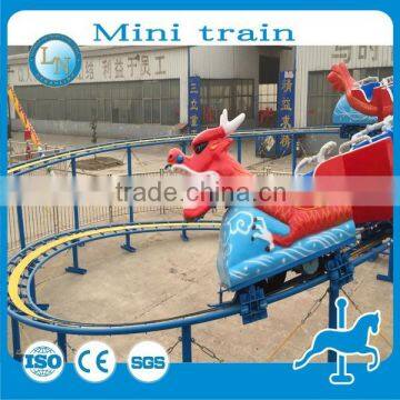 LINO Hot Amusement Sliding Dragon Kiddie Roller Coaster for Sale photo-6