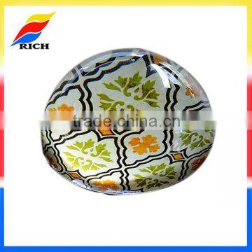 flower crystal ball paperweight