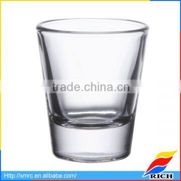 Glass blank clear shot glass for promotional gifts