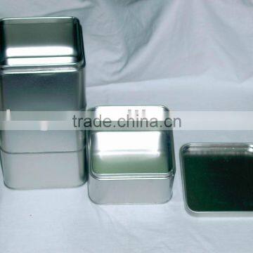 Square tin box, tinplate can