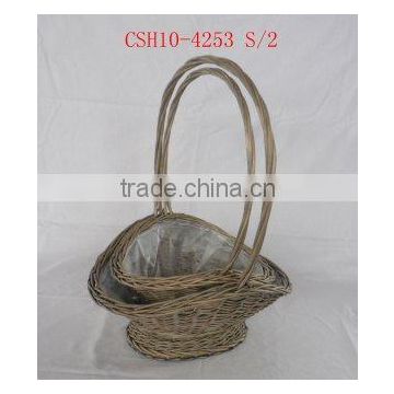 new style of willow garden basket