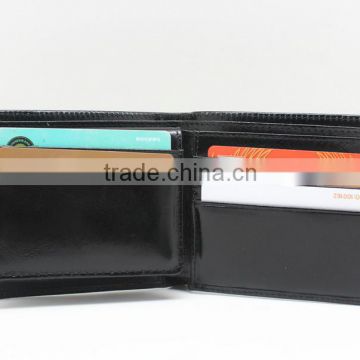 Factory Direct Sale rfid blocking leather wallet