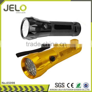 Ningbo JELO Classical Super Bright Aluminum 17LED Torch Gift Flashlight 3xAAA