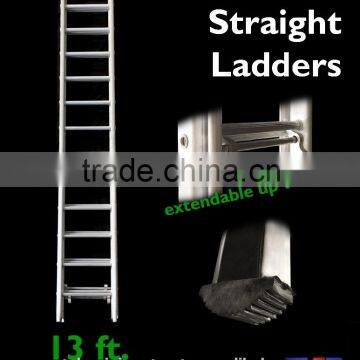 Aluminium 3 Section Straight Ladders 13 Ft.