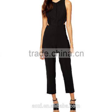 Sweetheart Neckline Good Sewing Special Back Long Women Jumpsuit photo-4