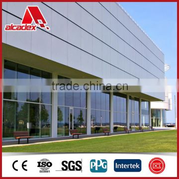 high quality building facade clading pvdf acm panel with b1 fireproof function