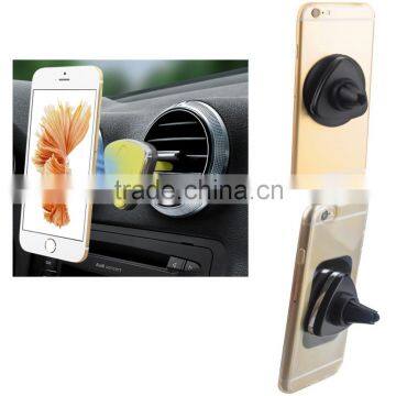 Universal Use Magnet Air Vent Cell Phone Holder with Two Metal Plates