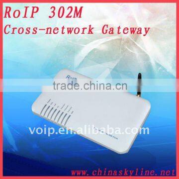 RoIP 302M,sip server,Cross network gateway/radio trunk gateway