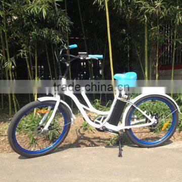 Big Power Beach Cruiser Bike with Electric Asistant