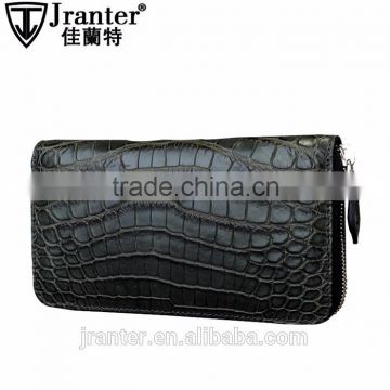 Wholesale elegant felt ladies clutch bag genuine crocodile leather clutch bag women