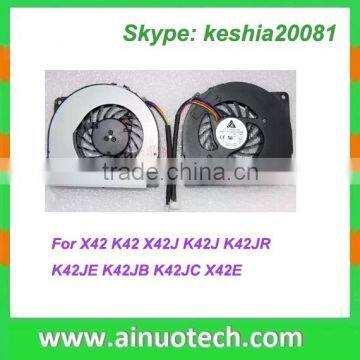 laptop spare parts laptop cpu fan for X42 K42 X42J K42J K42JR K42JE K42JB K42JC X42E