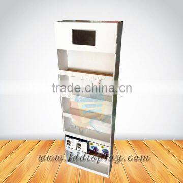 Custom promotional lcd cardboard counter top pop display