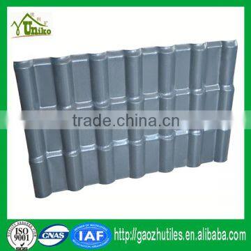 green thermoplastic multiple high quality long life span synthetic roof tile for house