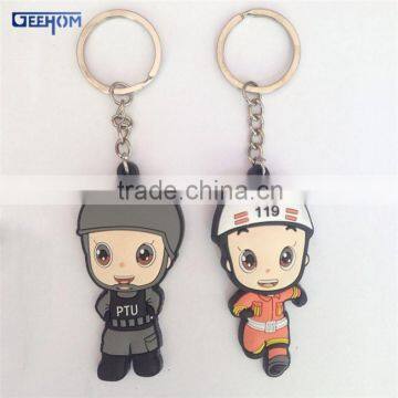 promotional cheap pvc cartoon 119 character keychain