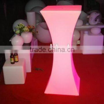 2015 hot sales high efficiency competitive price led lighted cocktail table