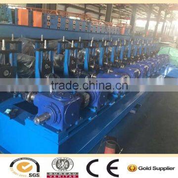 Made in china machinery 3 waves guard bar roll forming machinery