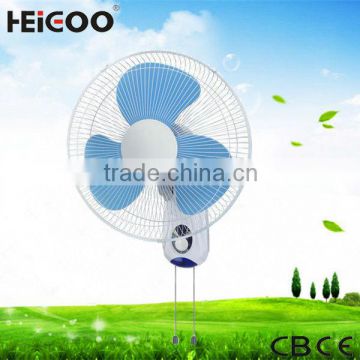 china supplier 16" cheap PP blade oscillating wall fan