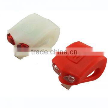 Silica gel bicycle light road bikes flash led light torch led headlight
