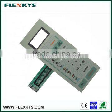 Factory supply membrane switch for micro oven