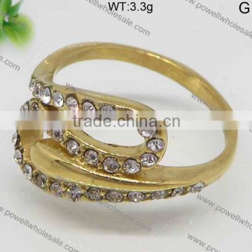 Guangzhou Factory Wholesale stainless steel diamond skull ring