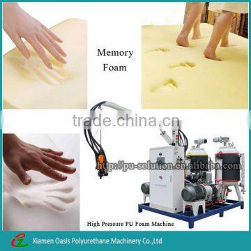 Top performance double components high pressure pu polyurethane memory foam machines.