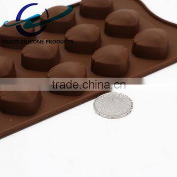 100% Food Grade DIY Shell Shaped Silicone Funny Chocolate Mold Tray photo-4