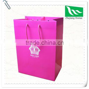Royal albert pink crown paper packaging bag