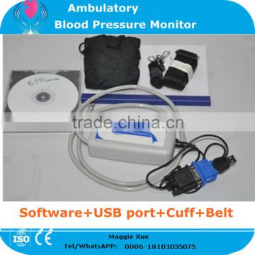 PC Software 24 hour BP holter ABPM 1 Ambulatory Blood Pressure Monitor with USB port