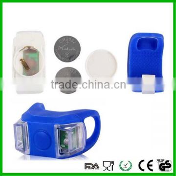 Hot Selling Battery Operated Promotional Silicone Led Bike Light