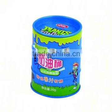 child's candy packaging tin bucket