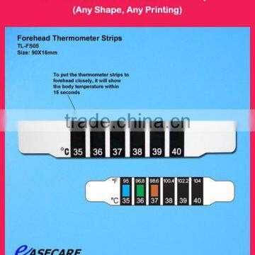 Forehead Thermometer Strip, Fever Scan, Customized Logo Allowed