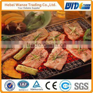 wholesale disposable bbq wire mesh/non-stick charcoal grills steel wire bbq mesh