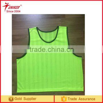 Fluorescent yellow training vest