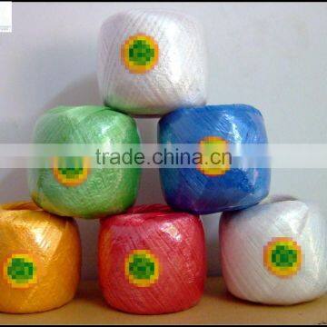 colored pp twine ball