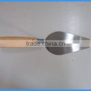 Round Corner Wood Handle Bricklaying Trowel