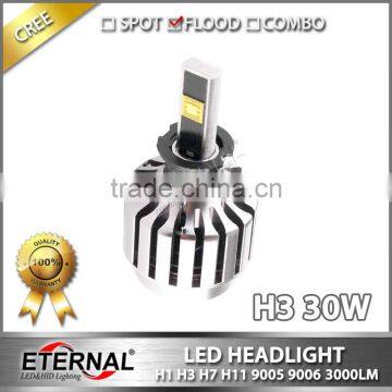 80W H1 H3 H4 H7 H11 9005 9006 led replacement bulb conversion kit for automotive motorcycle cars