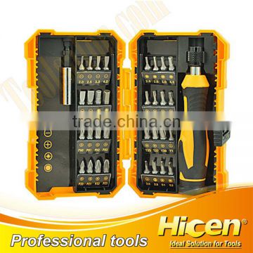 All Type 34pcs CR-V Bit Set with Ratchet Handle