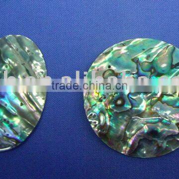 Green abalone/Paus shell round blanks