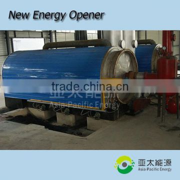 Large capacity Continuous waste plastic recycling plant medical waste pyrolysis machine/waste to energy plant