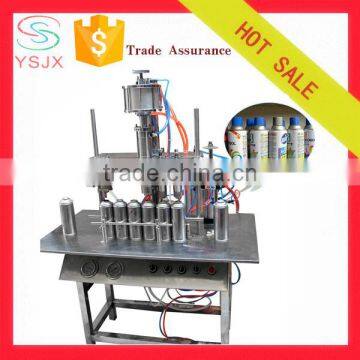 automatic hair glitter spray / party snow / snow spray filling machine