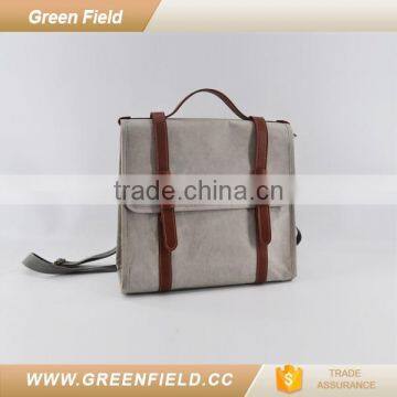 washable paper bag new back pack grey 2017