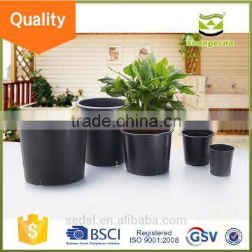 black gallon pot 1#2#5# for nursery garden plastic flower pots