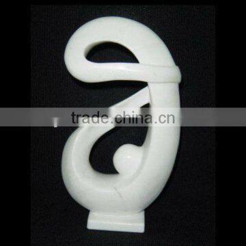 white marble figure statue