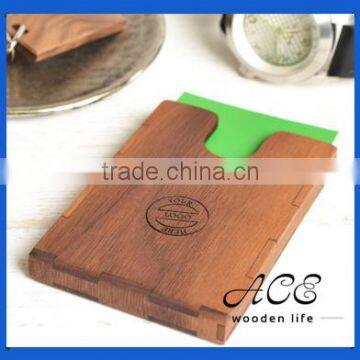 Wooden Namecard Holder Card Box