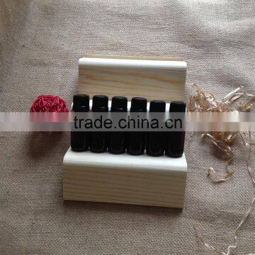 Wooden Storage Holders Pine Wood Racks Removeable Wooden Display Shelf for Essential Oil