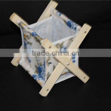 Eco-friend Wood Foldable Magazine Rack Wholesale photo-6