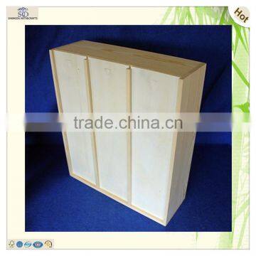 Wholesale Fsc Certified Natural Dividers Pine Wood Wine Boxes photo-2